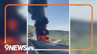 1 killed in crash involving tanker on I-70 west of Denver