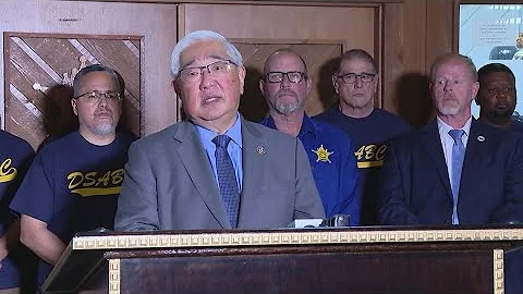 Three area first responder associations in Bexar County joined to endorse Judge Peter Sakai