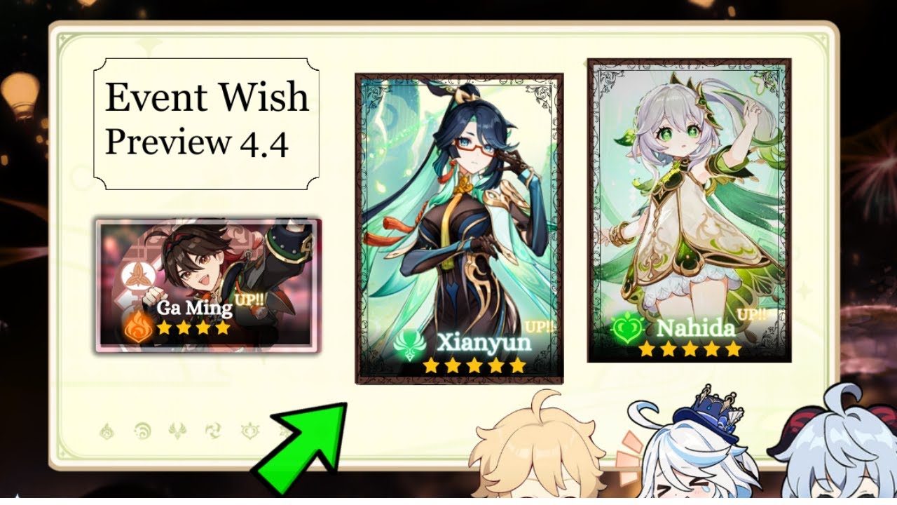 (UPDATED) Version 4.4 Banners & Reruns - Nahida Rerun | Genshin Impact ...