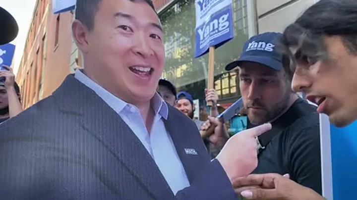 Live - Rally for Andrew Yang - CBS Studio NYC