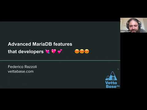 Advanced MariaDB features that developers love | PHP Cambridge June 2022