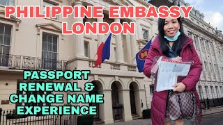 HOW TO RENEW PH PASSPORT IN UK||PHILIPPINE EMBASSY LONDON
