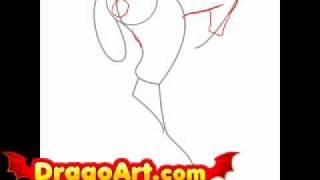 How to draw Master Monkey, step by step