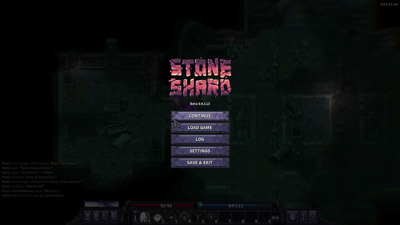 Stoneshard Arcane Dagger T5 Undead at level 19