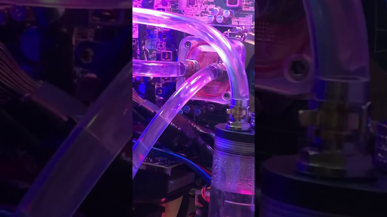 water cooling test on a dell optiplex 7010 sff 