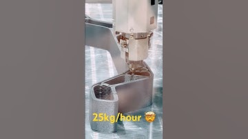 Huge Pellet 3D Printer by ​⁠@CEADGroup that prints 25kg of extrusion per HOUR!