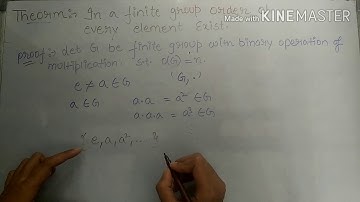 In a finite group order of every element exist