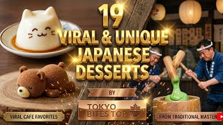 JAPANESE STREET FOOD: 19 Most Unique Desserts You Must Try! (From $1 to $100) 🍡🍰