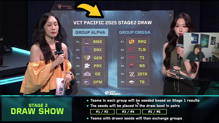 Sliggy react to VCT PACIFIC STAGE 2 DRAW SHOW