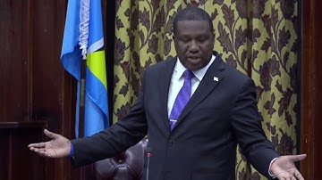 HON ALVA BAPTISTE DEBATES BORROWING FOR DENNERY WATER PROJECT 301018