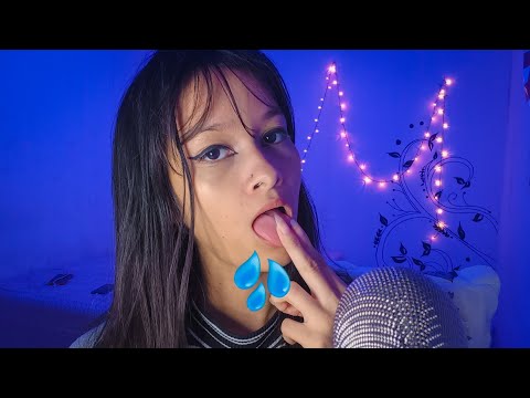 ASMR WET MOUTH SOUNDS, Cenourinha e tapping - SENSIBILIDADE ALTA, Você aguenta?