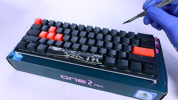 (Fake) Ducky One 2 Mini Mechanical Keyboard Unboxing - ASMR