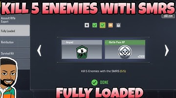 KILL 5 ENEMIES WITH SMRS FULLY LOADED CALL OF DUTY MOBILE COD MOBILE CODM