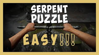 Full Serpent Puzzle Solution - Indiana Jones and the Great Circle DLC: The Order of Giants