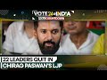 India elections 22 leaders quit chirag paswanled bjp after tickets denied for lok sabha polls