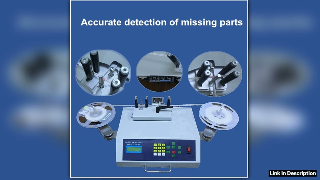 Automatic SMD Component Counter Adjustable Speed Count Machine for Resistance IC Chip Inductance Ca