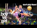 LAST TO LEAVE TRAMPOLINE PARK Wins Mystery Prize *extreme acro gymnastic challenge*