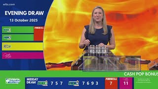 Evening SC winning lottery numbers for Oct. 13, 2025