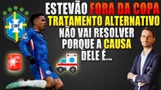 Estevão busca TRATAMENTO ALTERNATIVO para lesão pra não ficar fora da COPA do mundo