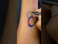 C letter tattoo with crown 👑💖 #tattooart #lifeisbutadream #tattoo