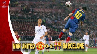 برشلونة 2-0 مانشستر يونايتد نهائي دوري أبطال أوروبا 2009 جنون المعلق عصام الشوالي جودة عالية 1080p