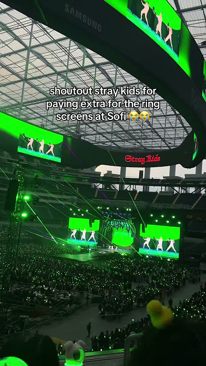 Not all artists turn them on so this was a nice surprise 😩 #kpop #kpopconcert #straykids #skz