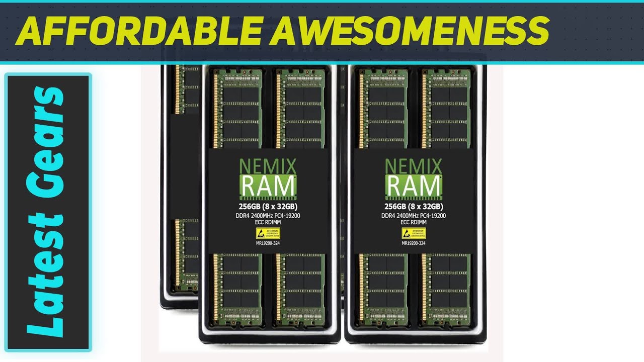 NEMIX RAM 256GB DDR4-2400MHz ECC RDIMM: The Ultimate Server Memory
