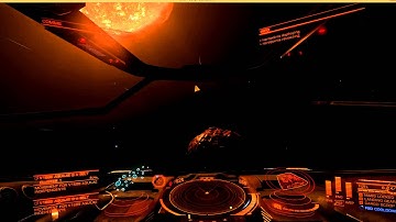 Elite Dangerous - Crash Into A Asteroid