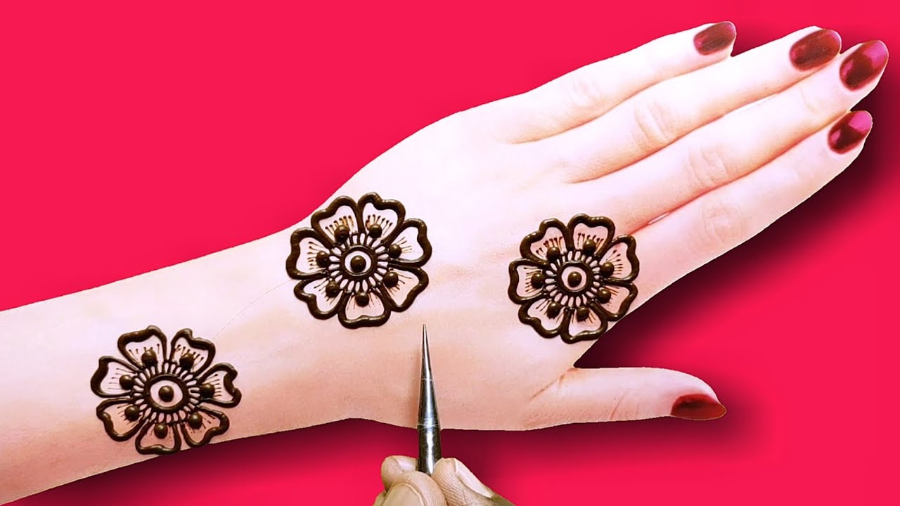 Amazing Trick Flower Mehndi Design Ramzan Eid 2021 Mehndi Design