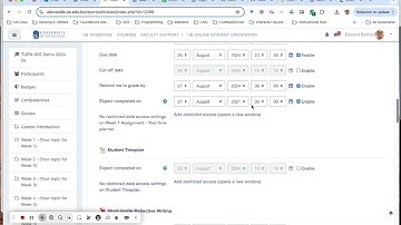 Bulk Change Due Dates in Moodle Imported or Copied Course