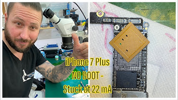 MASTERWORK - iPHONE 7 PLUS STUCKS AT 22 mA AFTER PRIOR REPAIR ATTEMPT - IMPORTANT DATA - CPU