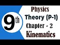 Class 9th Physics | Chapter 2 | Kinematics | Theory | Part 1/4