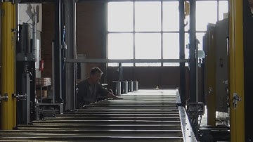 Horizontal Stretch Pack Machine: Sawmill Wood Blocks (Part 1)