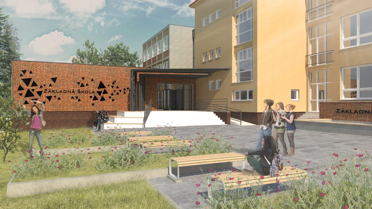 prístavba základnej školy, obec Košeca