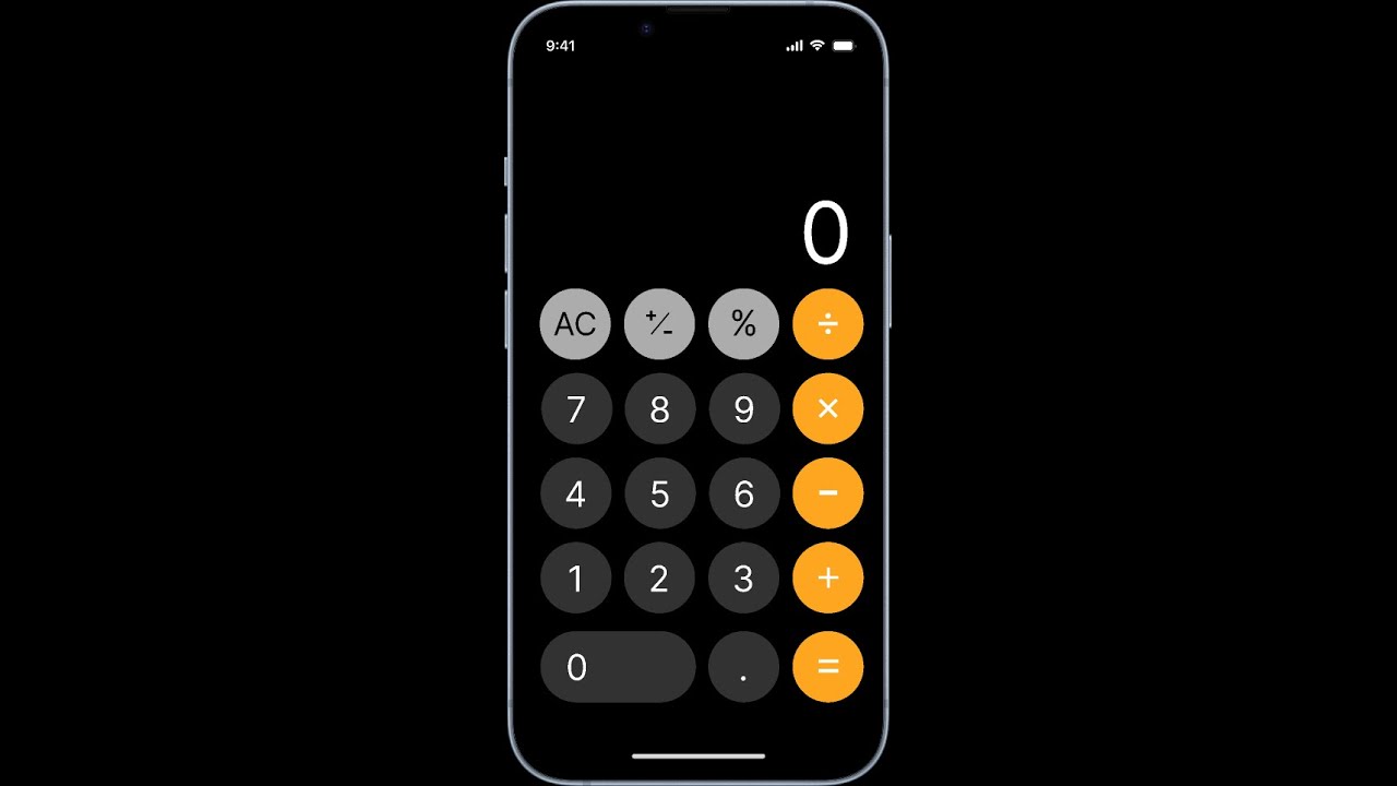 figma iphone calculator - YouTube
