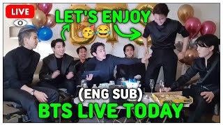[ENG SUB] BTS OT7 FUNNY LIVE TODAY😂🔴16.4.2026 Jin, Suga, J-Hope, RM, Jimin, V, Jungkook