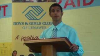 Jamel Jenkins Youth of the Year Speech
