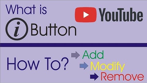 What are the YouTube i cards? How to add, remove or modify them in YouTube videos?