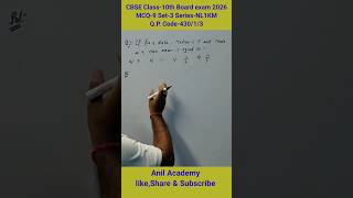 CBSE Class-10th Board exam 2026 MCQ set-3 Q-9 #maths #statistics #cbse #shorts