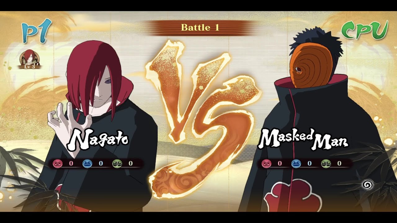 Nagato (Akatsuki) vs Masked Man (Tobi) - Naruto Storm Connections - YouTube