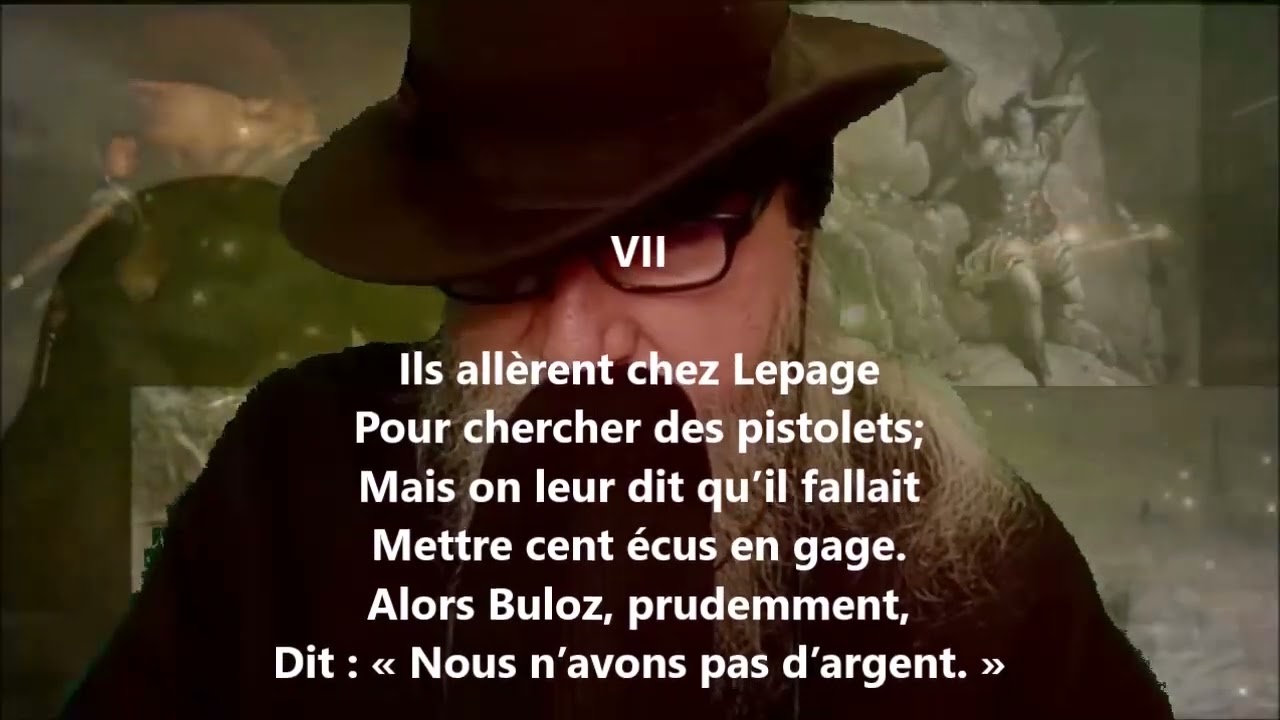 Complainte sur le fameux duel VII - Alfred de Musset lu par Yvon Jean
