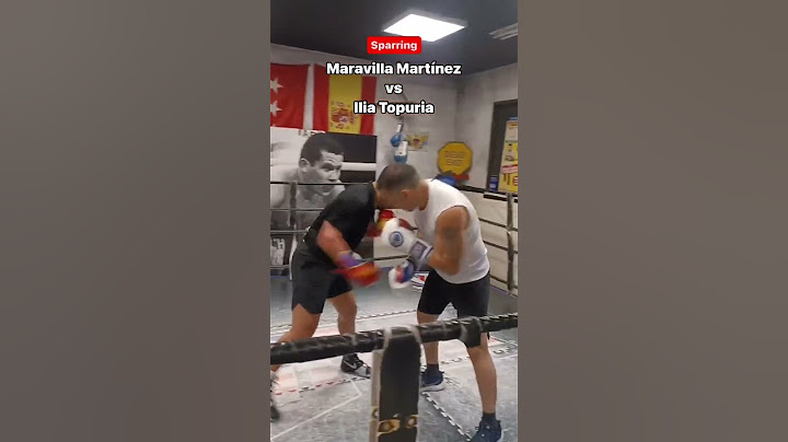 Ilia Topuria vs maravilla Martinez  sparring 👀