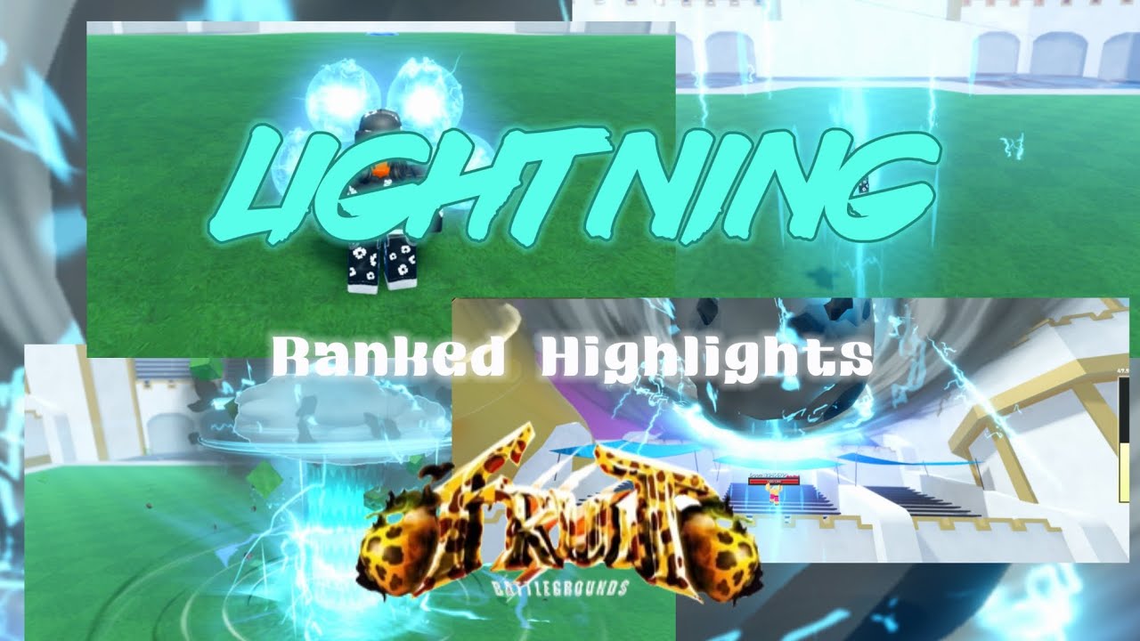 ⛈️⚡️🌩Fruit battlegrounds RANKED with LIGHTNING ⛈️⚡️🌩