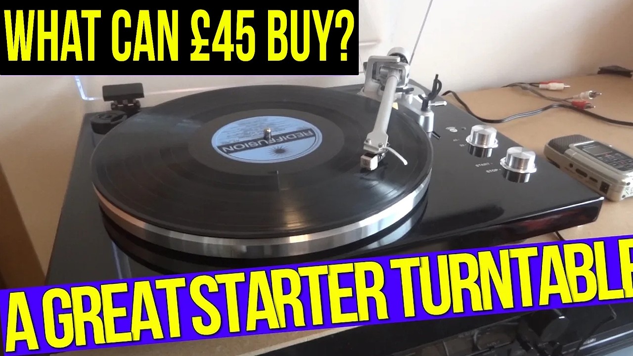 Review of a £45 Turntable With AT-3600L , a Great Starter Record Player ...