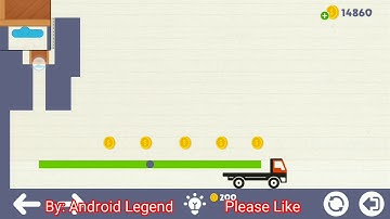 Brain physics map 1 level 149, 3 stars Android solution