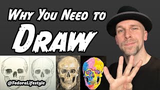 Why You Need to Draw. 4 Reasons to Draw and Enjoy Making Art. Please subscribe! #tutorial #drawing Reasons To Draw