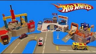 Hot Wheels Ultimate Ford Complex Playset Unboxing and Review Dealership Auto Assembly Car Wash