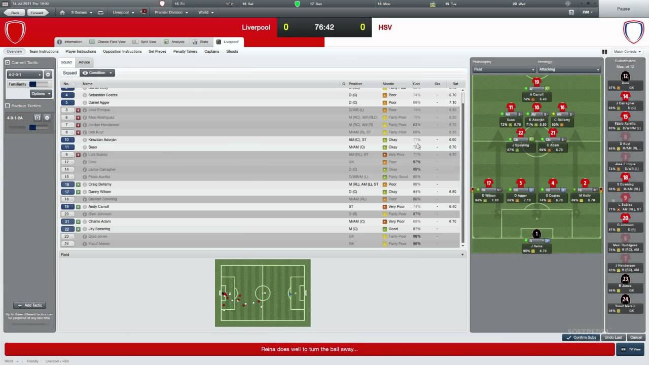 Football Manager 2012 - Softpedia Gameplay 2 - YouTube