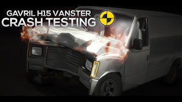 Gavril H15 Vanster IIHS/EuroNCAP Crash Testing in 60FPS - Revolutionary Soft-Body Physics [HD]