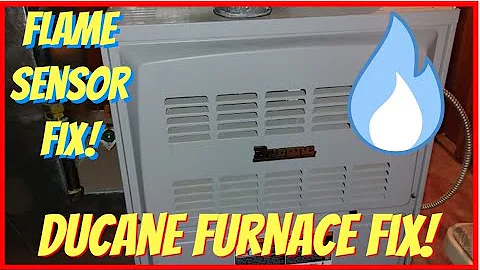 Ducane Furnace Fix. Flame sensor!